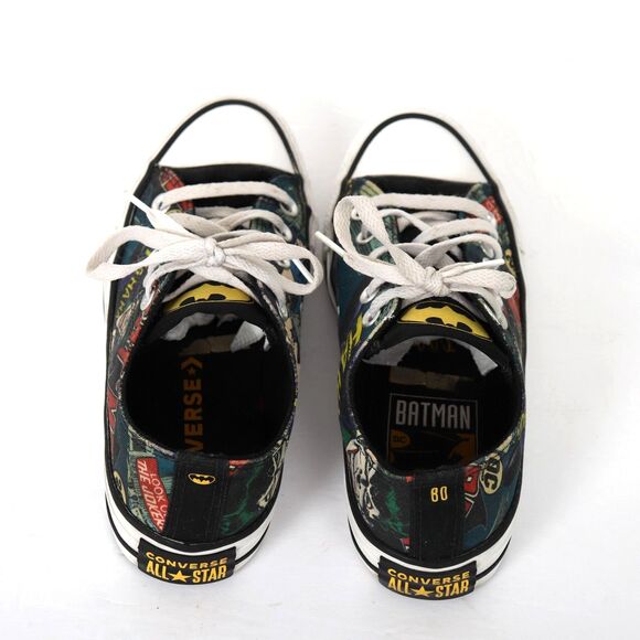 Chuck Taylor Converse All Star Low '80th Anniversary Batman Joker size 6 - Picture 4 of 9